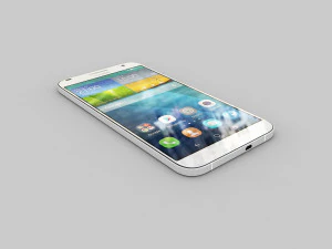 huawei ascend g7 white 3D Model