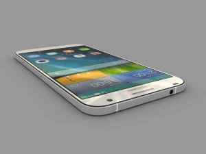 huawei ascend g7 white 3D Model