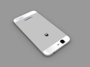 huawei ascend g7 white 3D Model