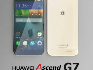 huawei ascend g7 oro Modello 3D