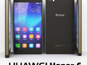 huawei honor 6 black 3D Model