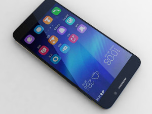 huawei honor 6 black Model 3D