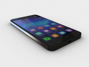 huawei honor 6 black Model 3D