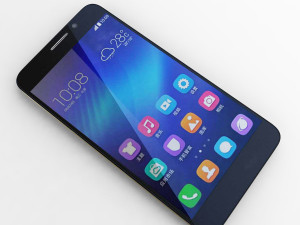 huawei honor 6 black Model 3D