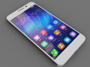 huawei honor 6 white 3D Model