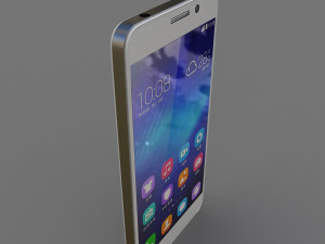 huawei honor 6 white 3D Model