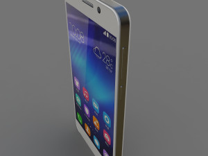 huawei honor 6 white 3D Model