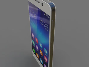 huawei honor 6 white 3D Model
