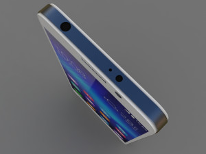 huawei honor 6 white 3D Model