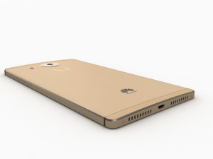 huawei mate 8 champagne gold Modelo 3D