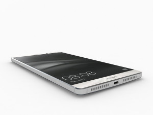 huawei mate 8 moonlight silver 3Dモデル
