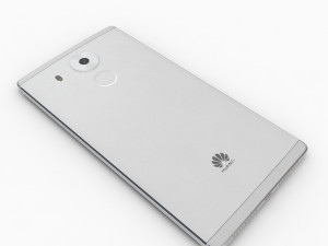 huawei mate 8 moonlight silver 3Dモデル