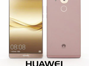 华为Mate 8 深空灰 3D 模型