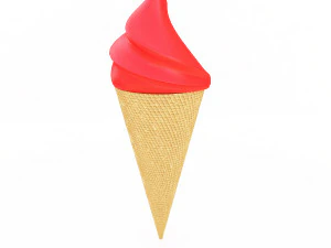 アイスクリーム 3Dモデル