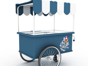 冰淇淋车2 3D 模型