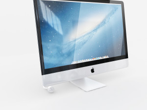 the new imac 2013 2014 3D मॉडल