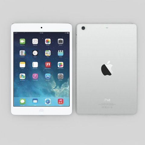 apple ipad air Modelo 3D .c4d .max .obj .3ds .fbx .stl .blend 