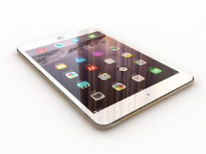 apple ipad mini 3 gold Model 3D