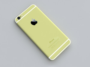 apple iphone 6 gold 3D Model