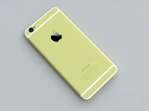apple iphone 6 gold 3D Model