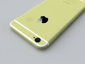 apple iphone 6 gold 3D Model