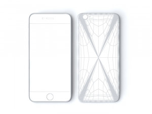 apple iphone 6 gold 3D Model