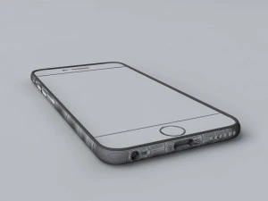 apple iphone 6 gold 3D Model