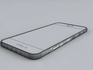 apple iphone 6 gold 3D Model