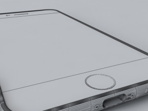 apple iphone 6 gold 3D Model