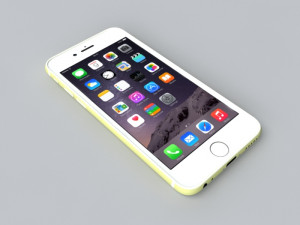 apple iphone 6 gold 3D Model