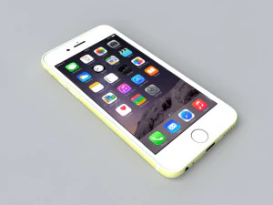 apple iphone 6 gold 3D Model