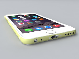 apple iphone 6 gold 3D Model