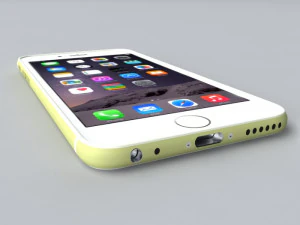 apple iphone 6 gold 3D Model