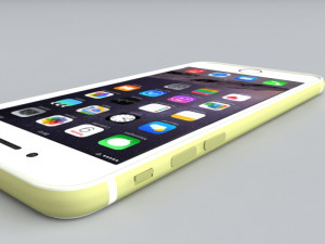 apple iphone 6 gold 3D Model