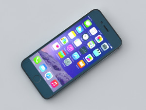 apple iphone 6 gray 3D 模型
