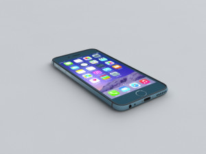 apple iphone 6 gray 3D 模型