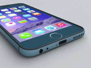 apple iphone 6 gray 3D Model