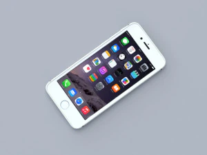 apple iphone 6 silver 3D Model