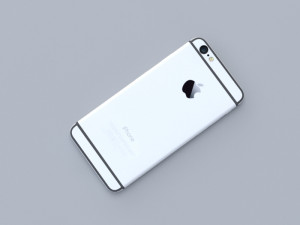 apple iphone 6 silver Model 3D