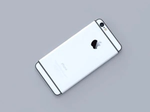 apple iphone 6 silver 3D Model