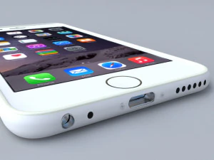 apple iphone 6 silver 3D Model