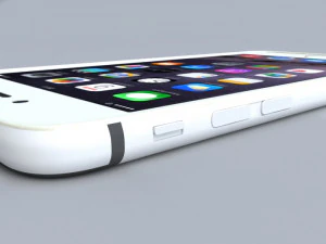 apple iphone 6 silver 3D Model