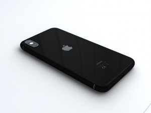 iphone x black 3D Model