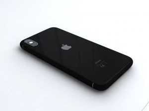 iphone x black 3D Model