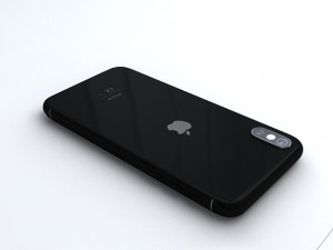 iphone x black 3D Model