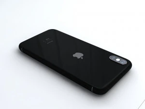iphone x black 3D Model