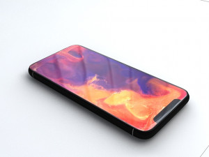 iphone x black 3D 모델