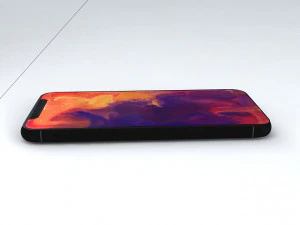 iphone x black 3D Model