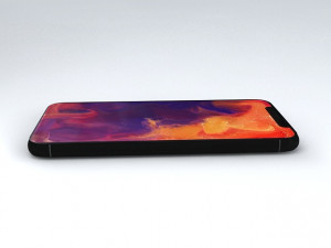 iphone x black 3D Model