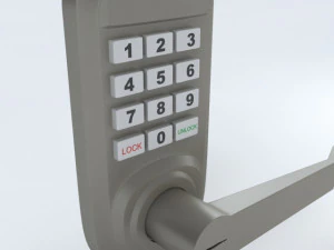 keypad door lock 3D Model